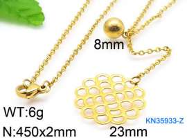 SS Gold-Plating Necklace