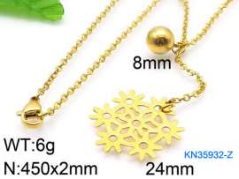SS Gold-Plating Necklace
