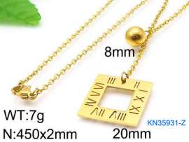 SS Gold-Plating Necklace