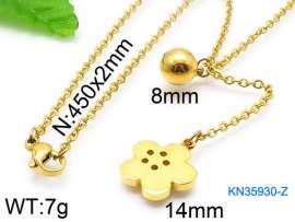 SS Gold-Plating Necklace