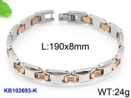 Stainless Steel Stone Bracelet