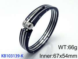 Stainless Steel Black-plating Bangle