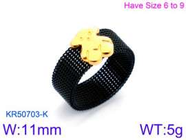 Stainless Steel Gold-plating Ring