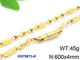 SS Gold-Plating Necklace