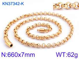 SS Gold-Plating Necklace
