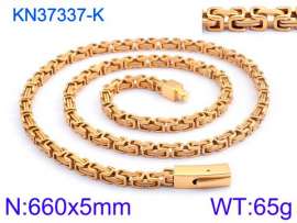 SS Gold-Plating Necklace