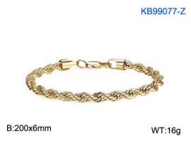 Stainless Steel Gold-plating Bracelet