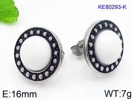 Stainless Steel Stone&Crystal Earring