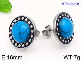 Stainless Steel Stone&Crystal Earring