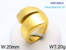 Stainless Steel Gold-plating Ring
