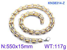 SS Gold-Plating Necklace