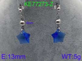 Stainless Steel Stone&Crystal Earring