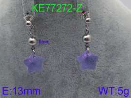 Stainless Steel Stone&Crystal Earring