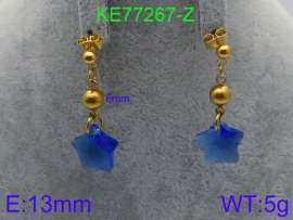 Stainless Steel Stone&Crystal Earring