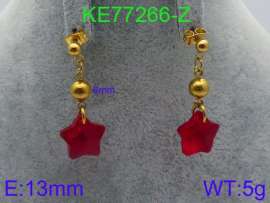 Stainless Steel Stone&Crystal Earring