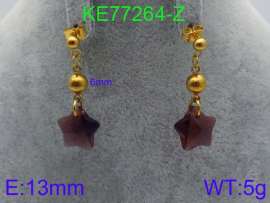 Stainless Steel Stone&Crystal Earring