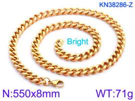 SS Gold-Plating Necklace