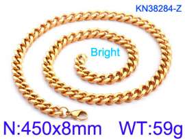 SS Gold-Plating Necklace