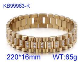 Stainless Steel Stone Bracelet