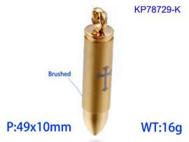 Stainless Steel Gold-plating Pendant