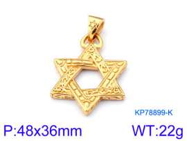 Stainless Steel Gold-plating Pendant