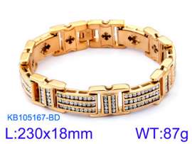 Stainless Steel Gold-plating Bracelet