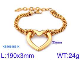 Stainless Steel Gold-plating Bracelet