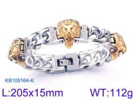 Stainless Steel Gold-plating Bracelet