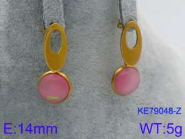 Stainless Steel Stone&Crystal Earring