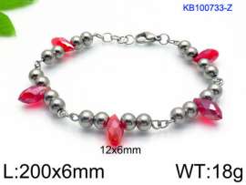 Stainless Steel Crystal Bracelet