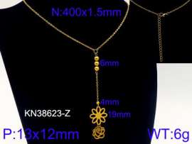 SS Gold-Plating Necklace