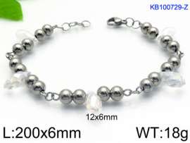 Stainless Steel Crystal Bracelet