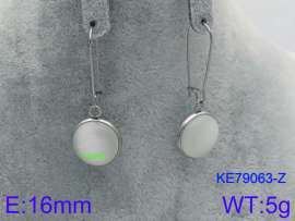 Stainless Steel Stone&Crystal Earring