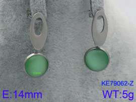 Stainless Steel Stone&Crystal Earring