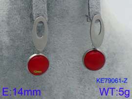Stainless Steel Stone&Crystal Earring