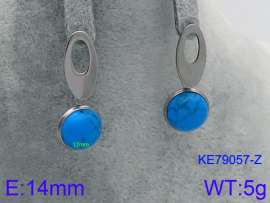 Stainless Steel Stone&Crystal Earring