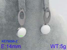 Stainless Steel Stone&Crystal Earring