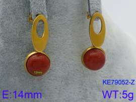 Stainless Steel Stone&Crystal Earring