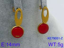 Stainless Steel Stone&Crystal Earring