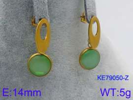 Stainless Steel Stone&Crystal Earring