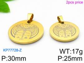 Stainless Steel Gold-plating Pendant