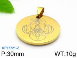 Stainless Steel Gold-plating Pendant