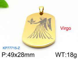 Stainless Steel Gold-plating Pendant