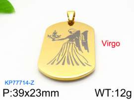 Stainless Steel Gold-plating Pendant