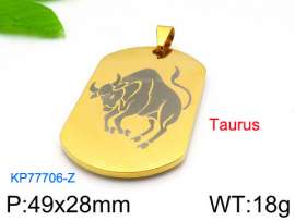 Stainless Steel Gold-plating Pendant
