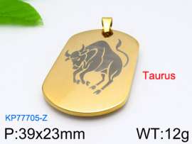 Stainless Steel Gold-plating Pendant