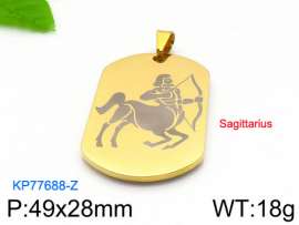 Stainless Steel Gold-plating Pendant