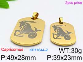 Stainless Steel Gold-plating Pendant