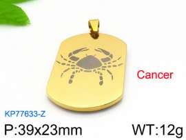 Stainless Steel Gold-plating Pendant