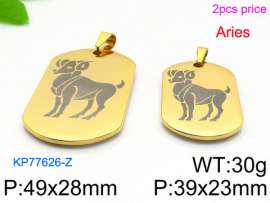 Stainless Steel Gold-plating Pendant